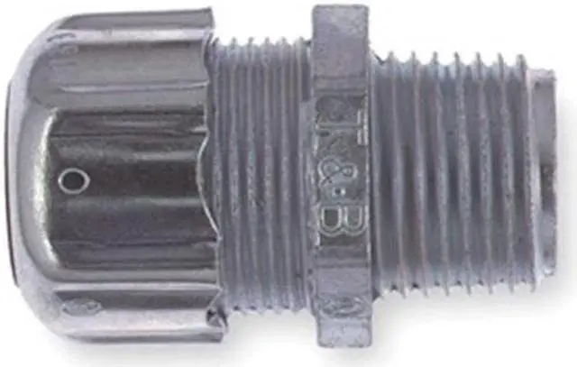 Alt view image 3 of 4 - ABB 5239 Conduit Fitting Connector, 3 in, Threaded, Steel, Electro Zinc Plated,