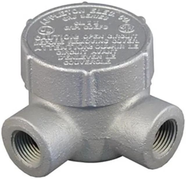 Alt view image 2 of 4 - APPLETON ELECTRIC GRJL50 Conduit Outlet Body,Iron,L