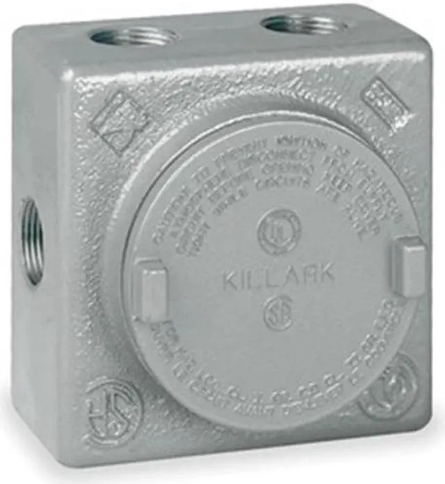 Alt view image 2 of 4 - HUBBELL KILLARK GRSS-2 Body,Outlet,3/4 In