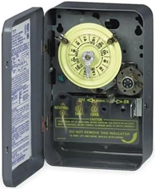 Alt view image 2 of 3 - INTERMATIC T174R Electromechanical Timer,24-Hr,DPST,40A