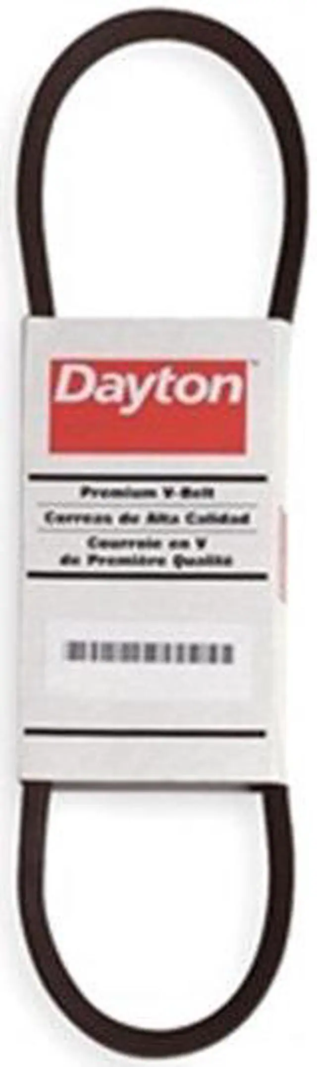 Main image of DAYTON 13V719 3V600 Wedge V-Belt, 60 in Outside Length, 3/8 in Top Width, 5/16