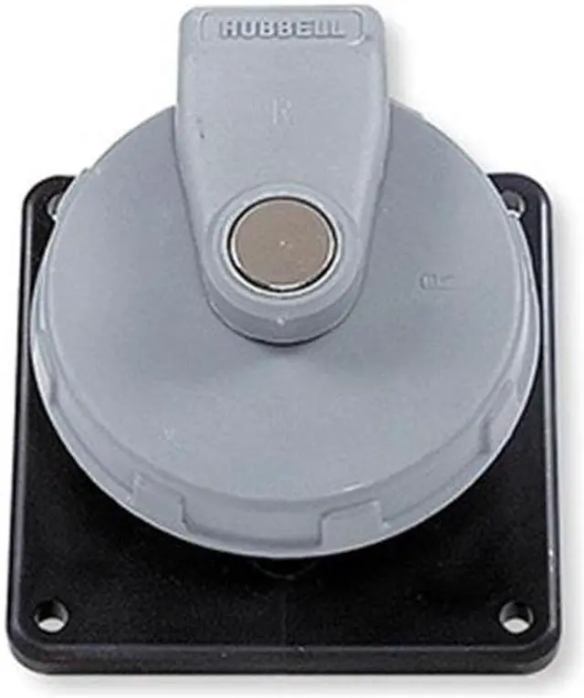Alt view image 3 of 5 - HUBBELL WIRING DEVICE-KELLEMS HBL430R5W IEC Pin and Sleeve Receptacle,30A,600V