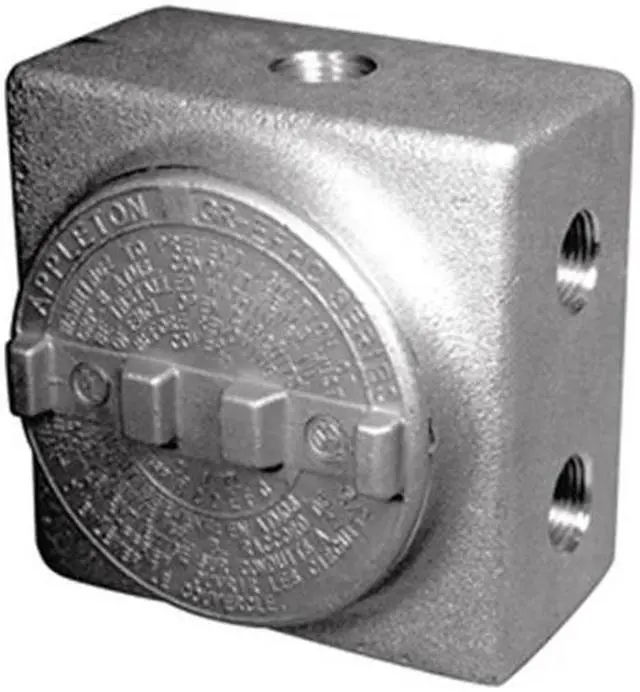 Alt view image 3 of 3 - APPLETON ELECTRIC GRSSA50 Conduit Outlet Body,13 Hub,1/2 In.