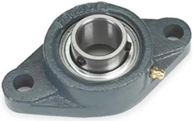 Alt view image 2 of 2 - DAYTON 3FDC2 Flange Bearing, 2-Bolt, Ball, 1-3/16" Bore