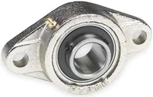 Alt view image 2 of 2 - DAYTON 3FDD9 Flange Bearing,2-Bolt,Ball,5/8" Bore