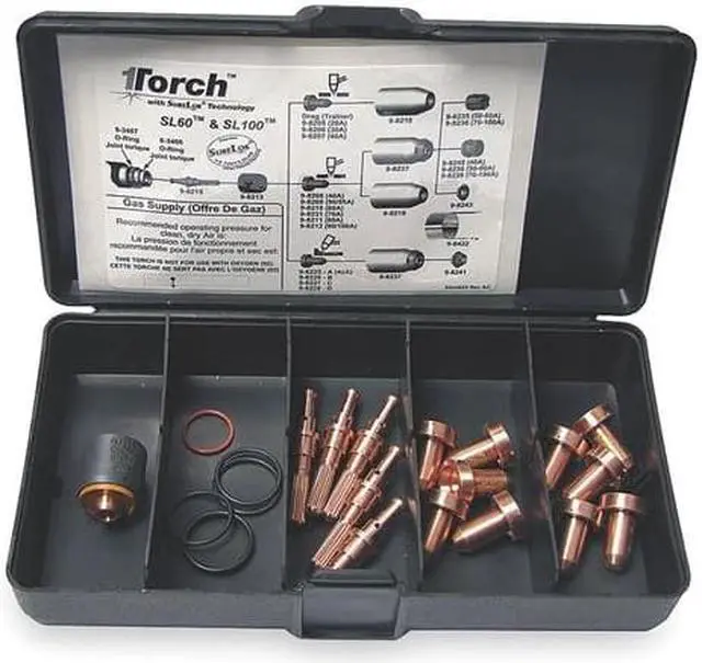 Alt view image 2 of 3 - Plasma Torch Consumable Kit, 50-55 Amps