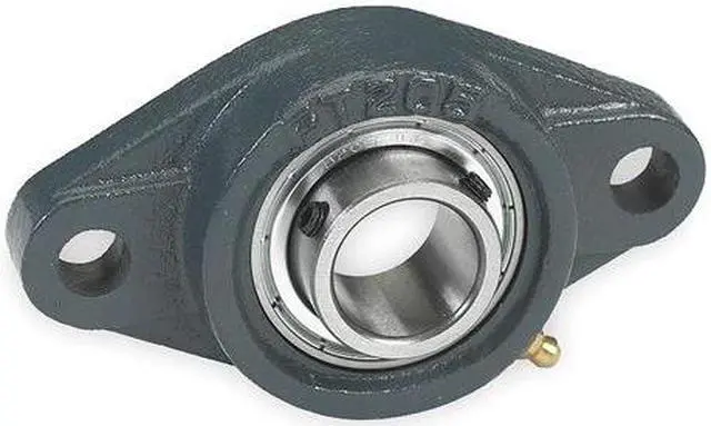 Alt view image 2 of 2 - DAYTON 3FCN2 Flange Bearing,2-Bolt,Ball,1/2" Bore