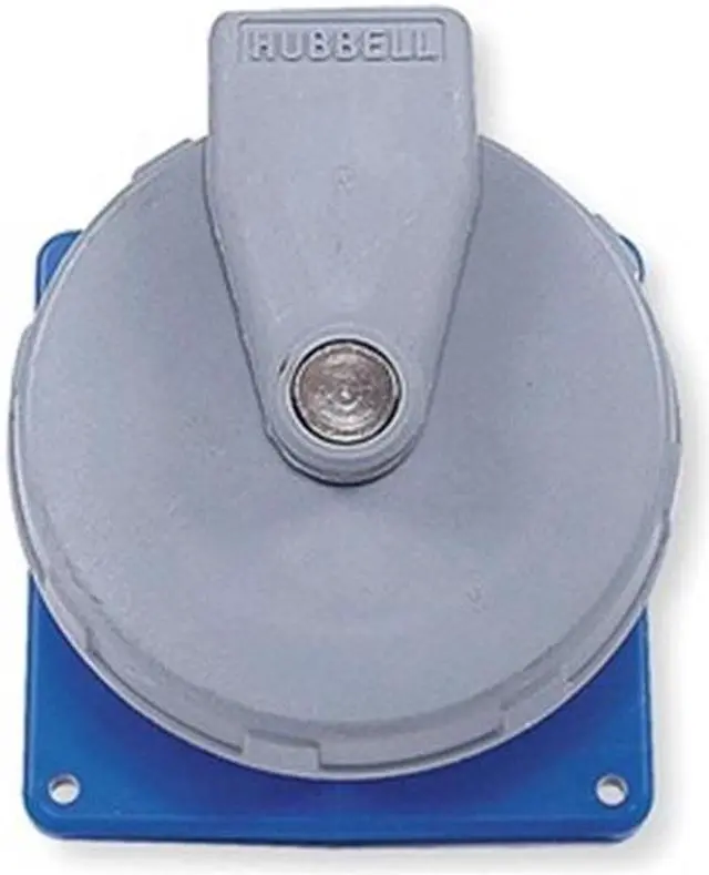 Alt view image 3 of 6 - Hubbell Wiring Device-Kellems IEC Pin and Sleeve Receptacle,60A,208V HBL560R9W