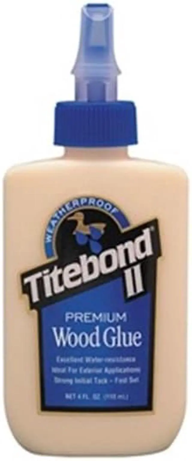 Main image of TITEBOND 5002 Wood Glue, 4 oz, Bottle, Begins to Harden in 5 min 24 hr Full Cure