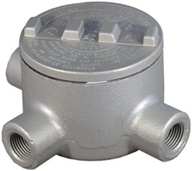 Alt view image 2 of 3 - APPLETON ELECTRIC GRT100 Conduit Outlet Body,Iron,T,1 In.