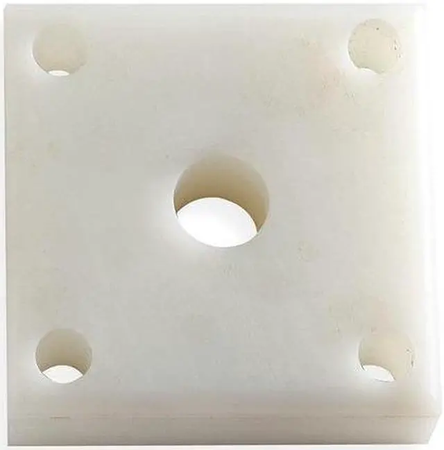 Alt view image 2 of 2 - DAYTON 1F560 1F560 UHMW-PE Flange Mount Bearing, Solid Rigid (4 Bolt)