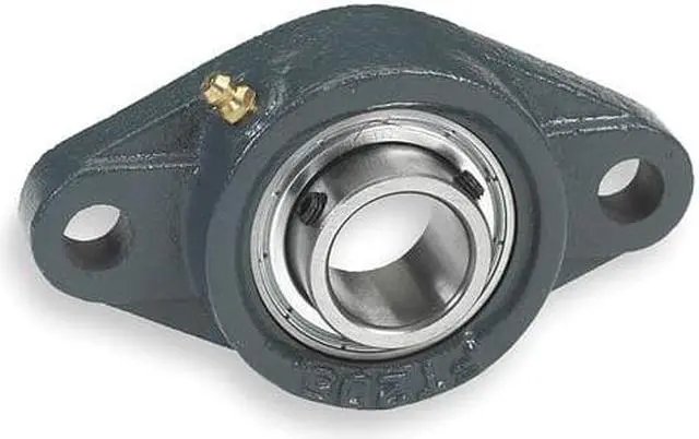 Main image of DAYTON 3FCW2 Flange Bearing,2-Bolt,Ball,1-3/4" Bore