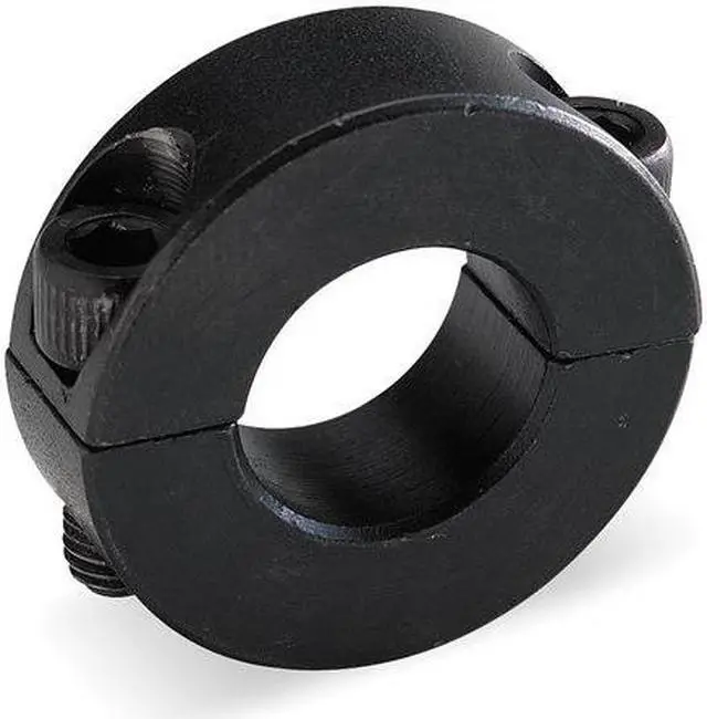 Main image of DAYTON 1L715 Shaft Collar,Clamp,2Pc,3/8 In,SS