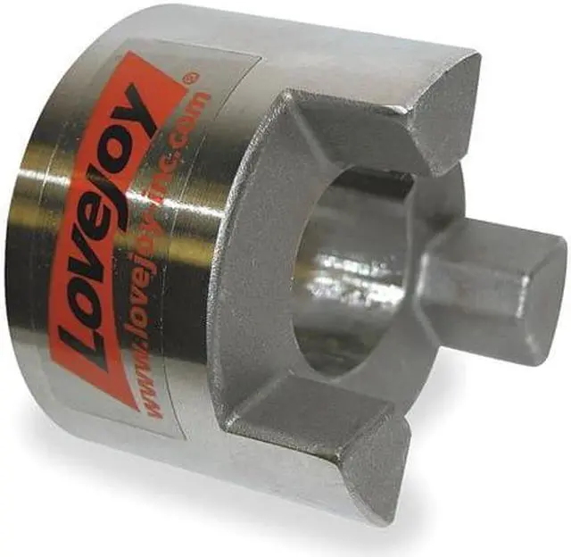 Main image of TB WOODS SS100118 Jaw Coupling Hub,SS100,Stnls Stl,1-1/8"