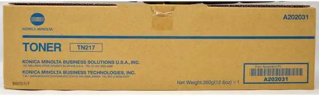 Alt view image 10 of 16 - NEW KONICA MINOLTA OEM A202031 TONER CARTRIDGE (BLACK) For BIZHUB223 (Toner/Cartridges)