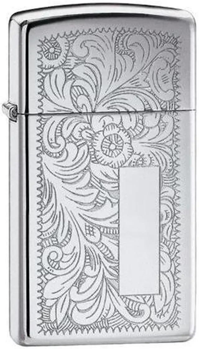 Main image of Zippo 1652 Windproof Slim Venetian High Polish Chrome Lighter