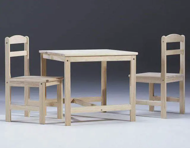 Main image of International Concepts 2027 Juvenile 3 Piece Table Set