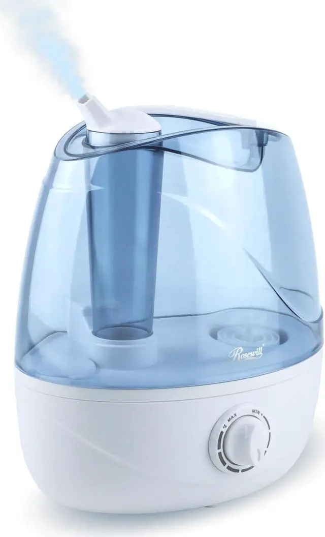 Main image of Rosewill Ultrasonic Cool Mist Humidifier with 2.5L Large Capacity for Home/Bedroom | Quiet, Continuous Spraying Up to 16 Hours | Adjustable Mist Volume, 360° Nozzle, Auto Off, Easy Refill (RHHD-21001)