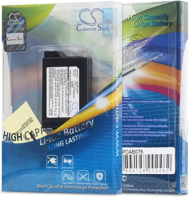 Main image of Fosmon Technology Lithium Polymer Battery For Sony PSP-1000, PSP-1000G1, PSP-1000G1W, PSP-1000KCW - 1800mAh