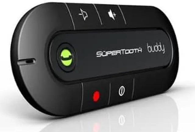 Alt view image 3 of 4 - SuperTooth Buddy Bluetooth Visor Speakerphone Car Kit - Black