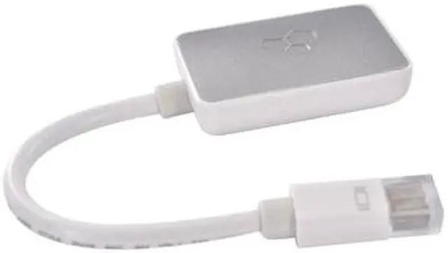 Main image of Silver White Kanex iAdapt V2 Mini DisplayPort to HDMI Adapter w Audio