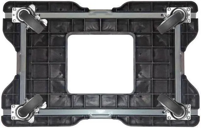 Alt view image 5 of 14 - Snap-Loc 1200 Lb Professional E-Track Dolly Black, Safely Moves More In Less Time With Easy Rolling Casters And Optional E-Strap Safety Attachment! SL1200D4TB