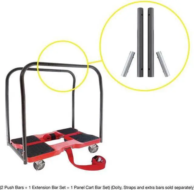 Alt view image 6 of 7 - Push Bar Set For Sanp-Loc Dolly SLABPCI
