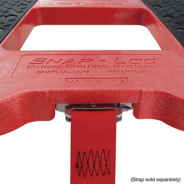 Alt view image 6 of 9 - Snap-Loc 1800 Lb Super-Duty Professional E-Track Push Cart Dolly Red, Safely Moves More In Less Time With Easy Rolling Casters, Removeable Push Bar And Optional E-Strap Safety Attachment! SL1800P6R