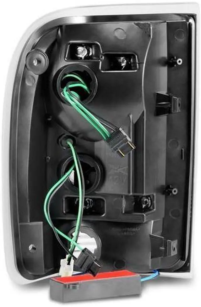 Alt view image 3 of 3 - CG Ford Ranger 93-97 Led Tail Lights Black Housing Clear Lens (W/ C Light Bar) 03-FR93TLEDJM-C