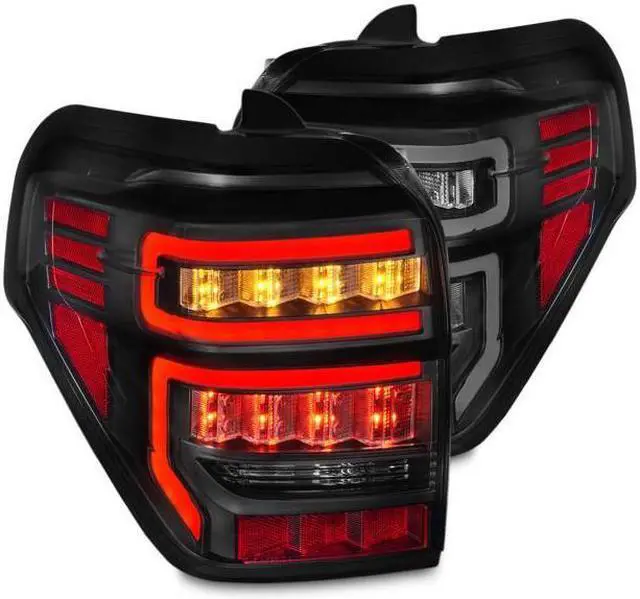Main image of CG Toyota 4 Runner 14-18 Tail Lights Black Housing Clear Lens Red Light Bar 03-T414TLEDJM