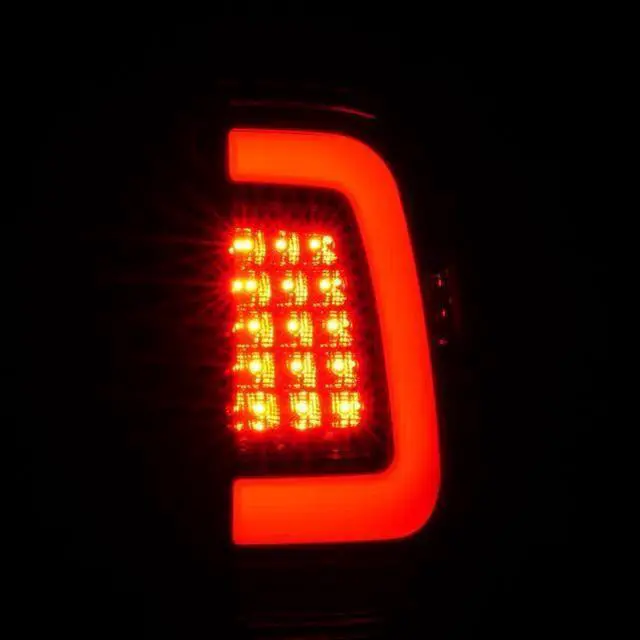 Alt view image 2 of 3 - CG Ford F-250/Super Duty 08-15 Led Tail Lights Red/Clear W/ C Lights Bar 03-FD08TLEDRE-C