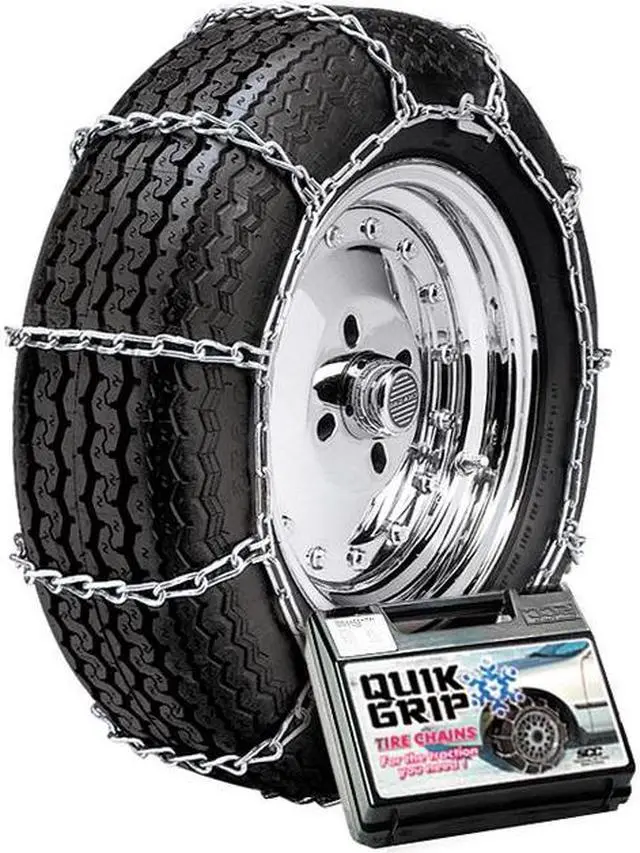 Alt view image 3 of 5 - Security Chain QG2828 Quik Grip V-Bar Light Truck Type LRS Tire Traction Chain