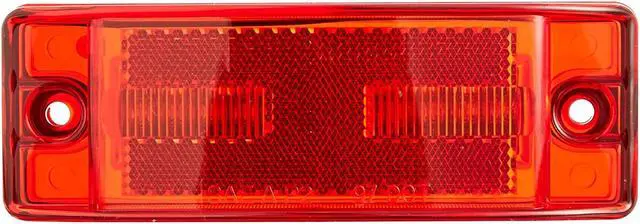 Main image of RoadPro 6"x2" LED Light with Replaceable Lens, Red RP-1284R