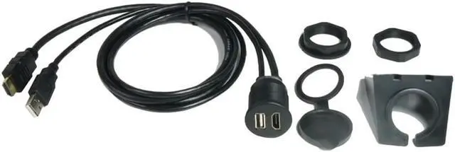 Alt view image 6 of 9 - PAC HDMI-USB-CBL 3FT DASHMNT HDMI/USB CBL