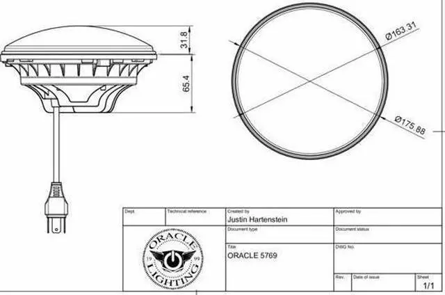Alt view image 4 of 9 - ORACLE Lighting Headlight Assembly For 07-18 Jeep Wrangler JK 5769-504