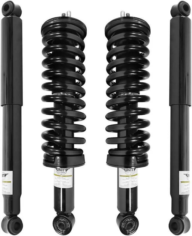 Main image of Unity Automotive 4-11081-254051-001 Fnt & Rr Complete Strut Assembly Shock Kit For 1995-2004 Toyota Tacoma