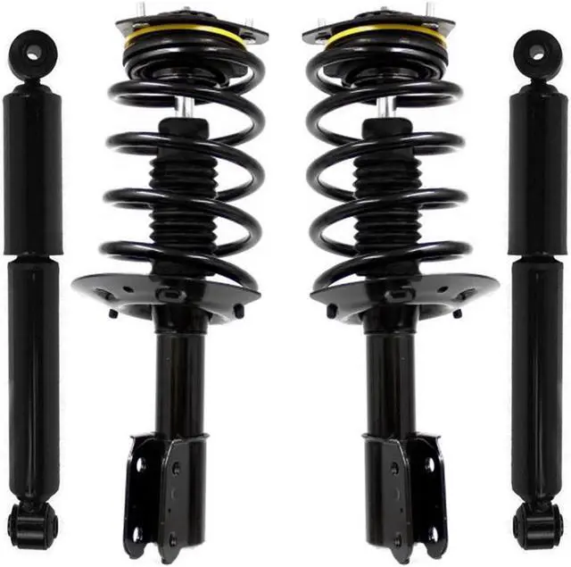 Main image of Unity Automotive 4-11210-251130-001 Fnt & Rr Complete Strut Assembly Shock Kit For 1997-2005 Chevrolet Venture, 1997-2004 Oldsmobile Silhouette, 1999-2005 Pontiac Montana, 1997-1998 Pontaic Transport