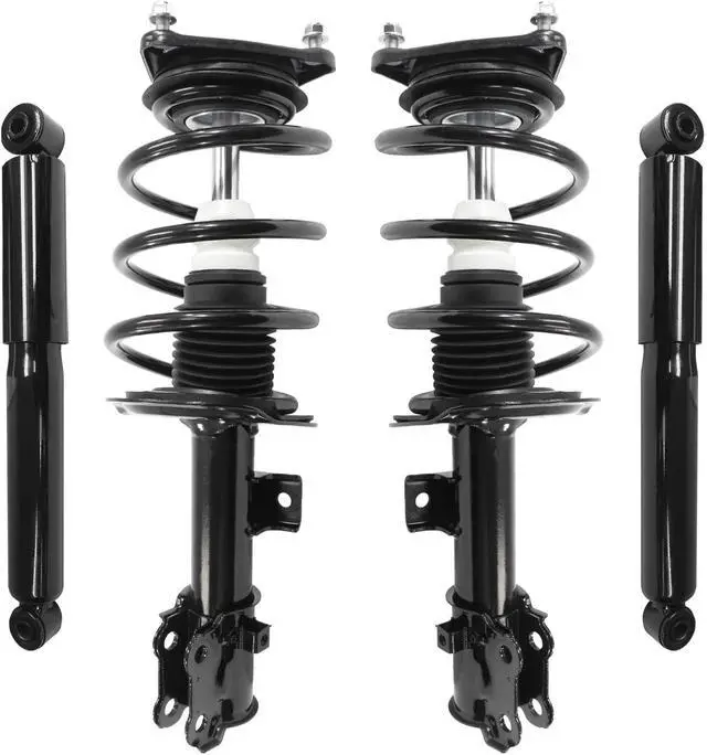 Main image of Unity Automotive 4-11187-259180-001 Fnt & Rr Complete Strut Assembly Shock Kit For 2014-2017 Kia Forte, 2014-2017 Kia Forte 5