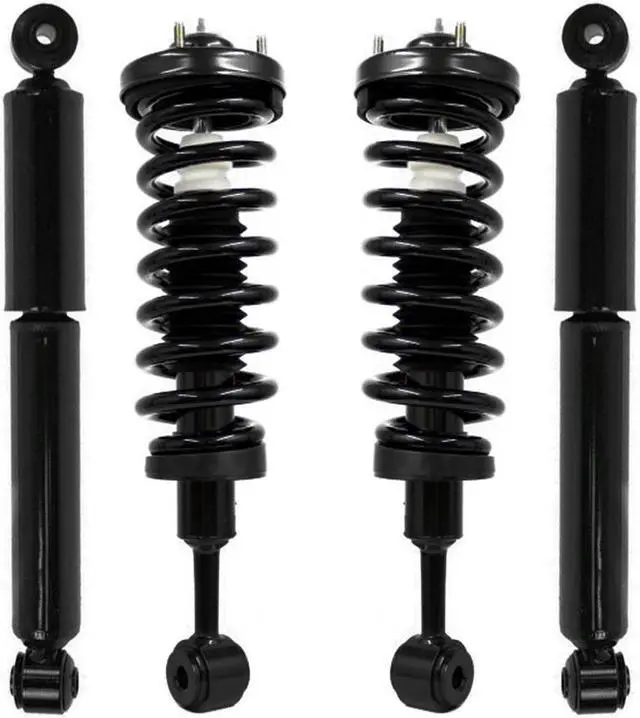 Main image of Unity Automotive 4-11204-252110-001 Fnt & Rr Complete Strut Assembly Shock Kit For 2004-2008 Ford F-150, 2006-2008 Lincoln Mark LT