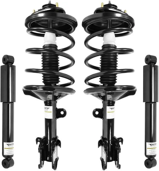 Main image of Unity Automotive 4-11661-250020-001 Fnt & Rr Complete Strut Assembly Shock Kit For 1999-2004 Honda Odyssey