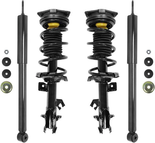 Main image of Unity Automotive 4-11353-255070-001 Fnt & Rr Complete Strut Assembly Shock Kit For 2009-2014 Nissan Cube