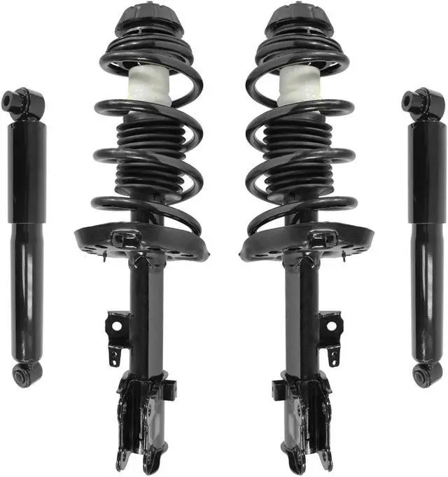 Main image of Unity Automotive 4-11933-259080-001 Fnt & Rr Complete Strut Assembly Shock Kit For 2010-2013 Kia Soul