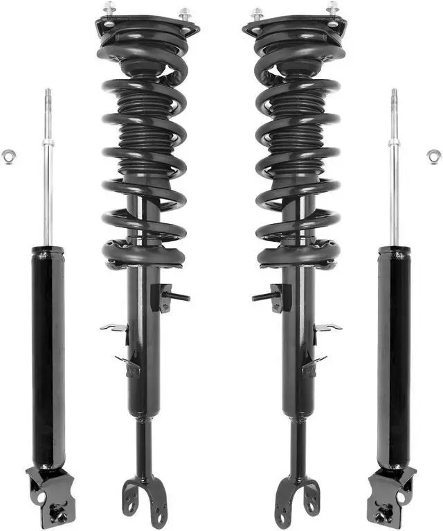 Main image of Unity Automotive 4-11397-255210-001 Fnt & Rr Complete Strut Assembly Shock Kit For 2006-2007 Infiniti G35 Coupe
