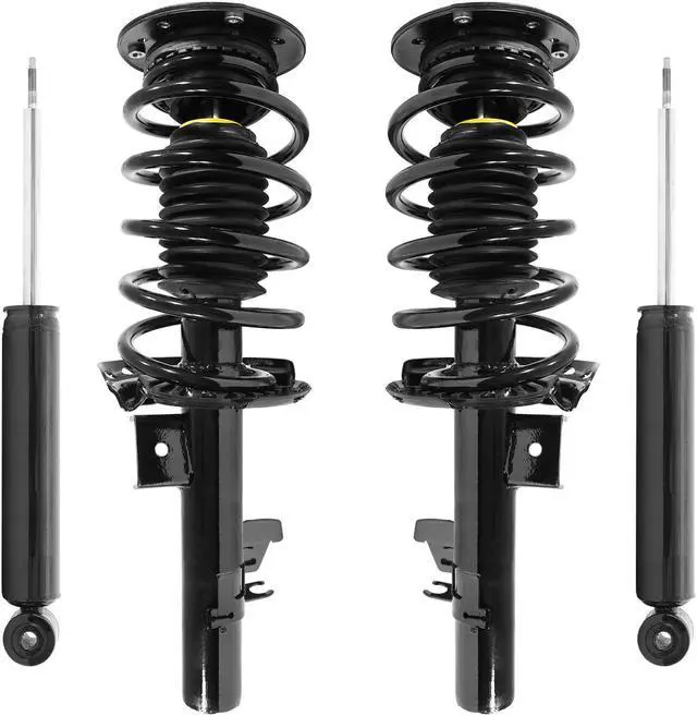 Main image of Unity Automotive 4-11493-259310-001 Fnt & Rr Complete Strut Assembly Shock Kit For 2007-2013 Volvo S80