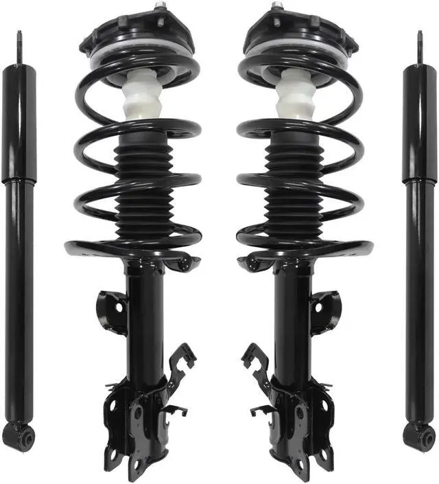 Main image of Unity Automotive 4-11043-255180-001 Fnt & Rr Complete Strut Assembly Shock Kit For 2011-2017 Nissan Juke