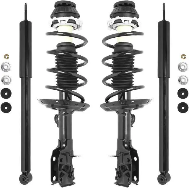 Main image of Unity Automotive 4-11311-253300-001 Fnt & Rr Complete Strut Assembly Shock Kit For 2009-2014 Honda Fit