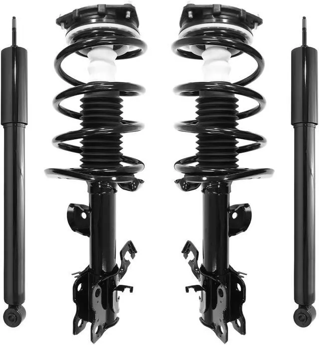 Main image of Unity Automotive 4-11045-255170-001 Fnt & Rr Complete Strut Assembly Shock Kit For 2011-2017 Nissan Juke