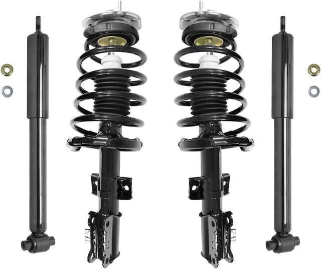 Main image of Unity Automotive 4-11861-259340-001 Fnt & Rr Complete Strut Assembly Shock Kit For 2001-2009 Volvo S60, 1999-2006 Volvo S80, 2001-2007 Volvo V70