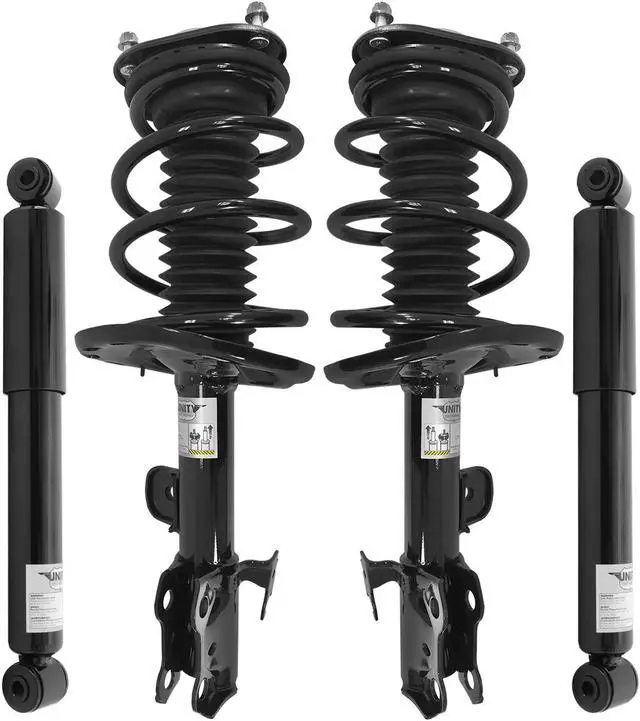 Main image of Unity Automotive 4-11255-254060-001 Fnt & Rr Complete Strut Assembly Shock Kit For 2009-2012 Toyota Rav4