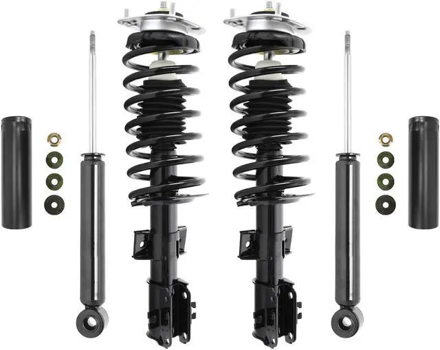 Main image of Unity Automotive 4-11550-259320-001 Fnt & Rr Complete Strut Assembly Shock Kit For 1993-1997 Volvo 850, 1998-2004 Volvo C70, 1998-2000 Volvo S70, 1998-2000 Volvo V70
